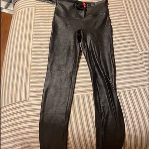 Spanx faux leather leggings